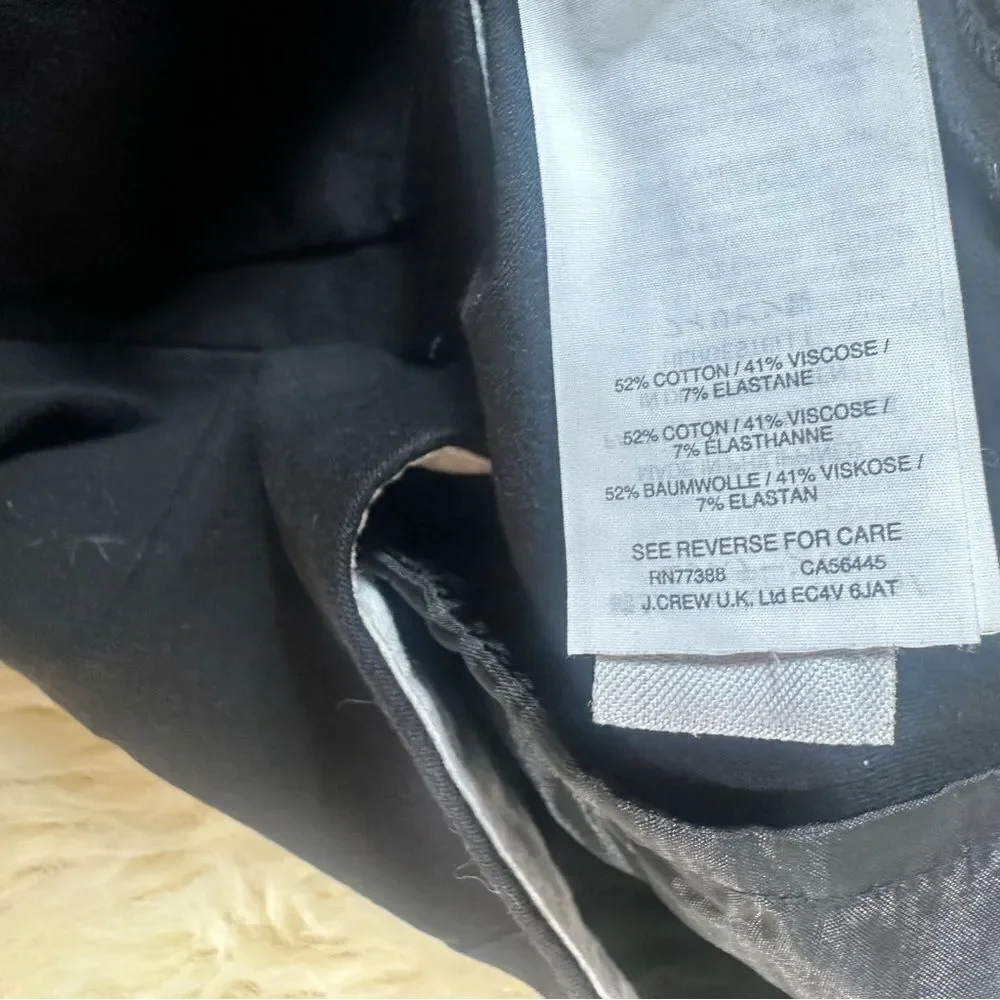 J. Crew Black Kids Leggings with Pearl Details